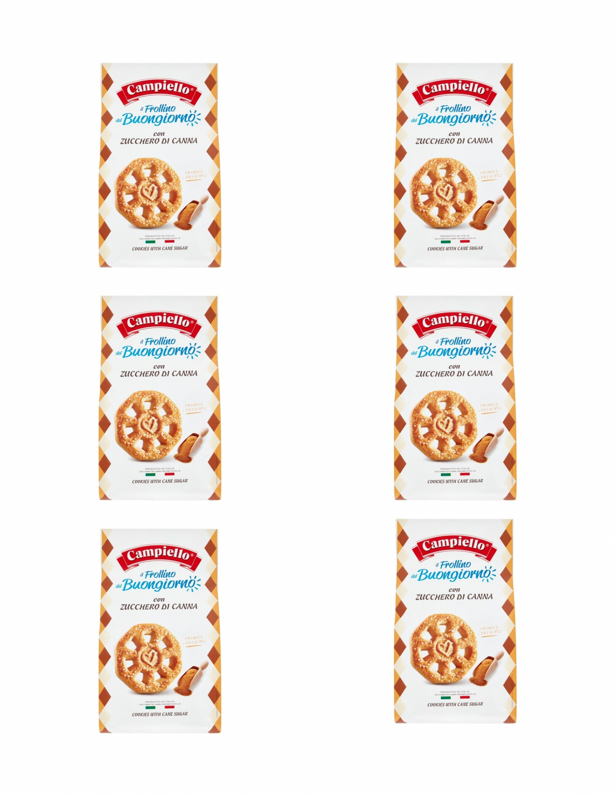 Attimi di Buono Margherite mit Aprikosenfüllung – italienisch Original – 6er-Pack