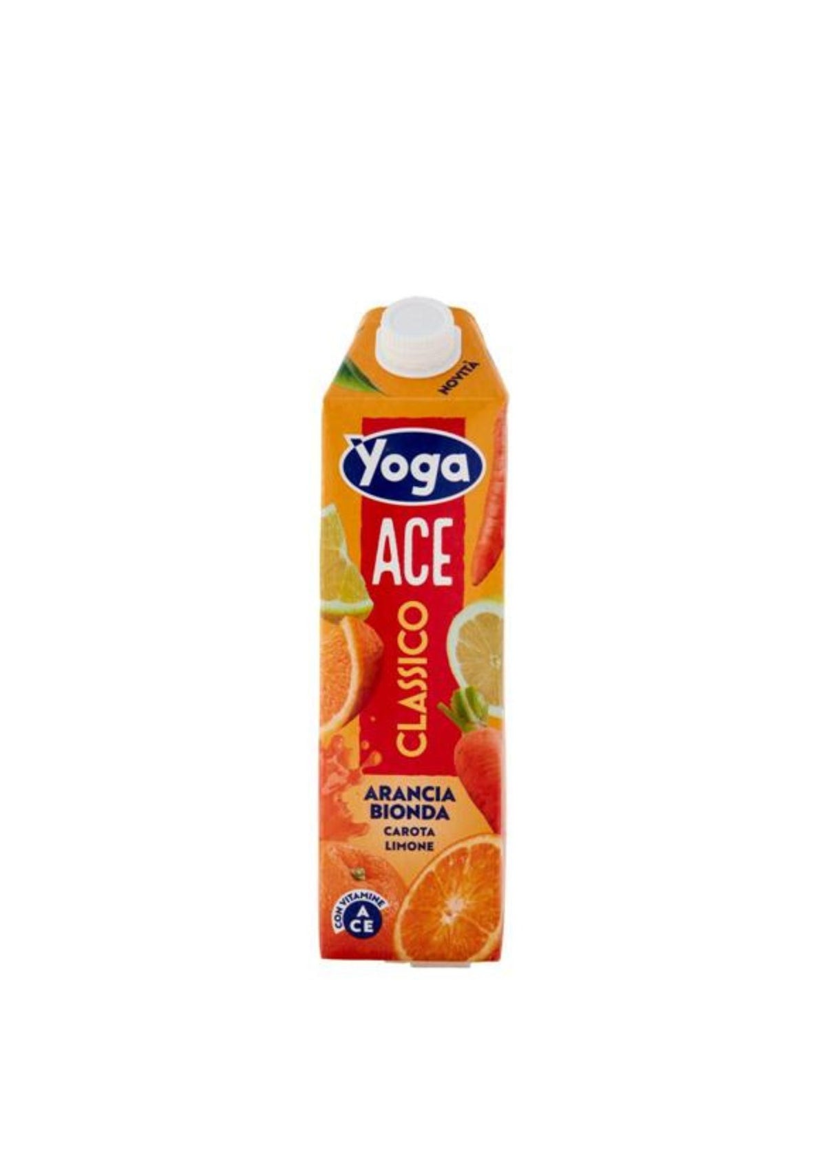 Yoga ACE Classico Fruchtsaft Tetra Brik (1L) mit Vitaminen A-C-E – italienisch Original