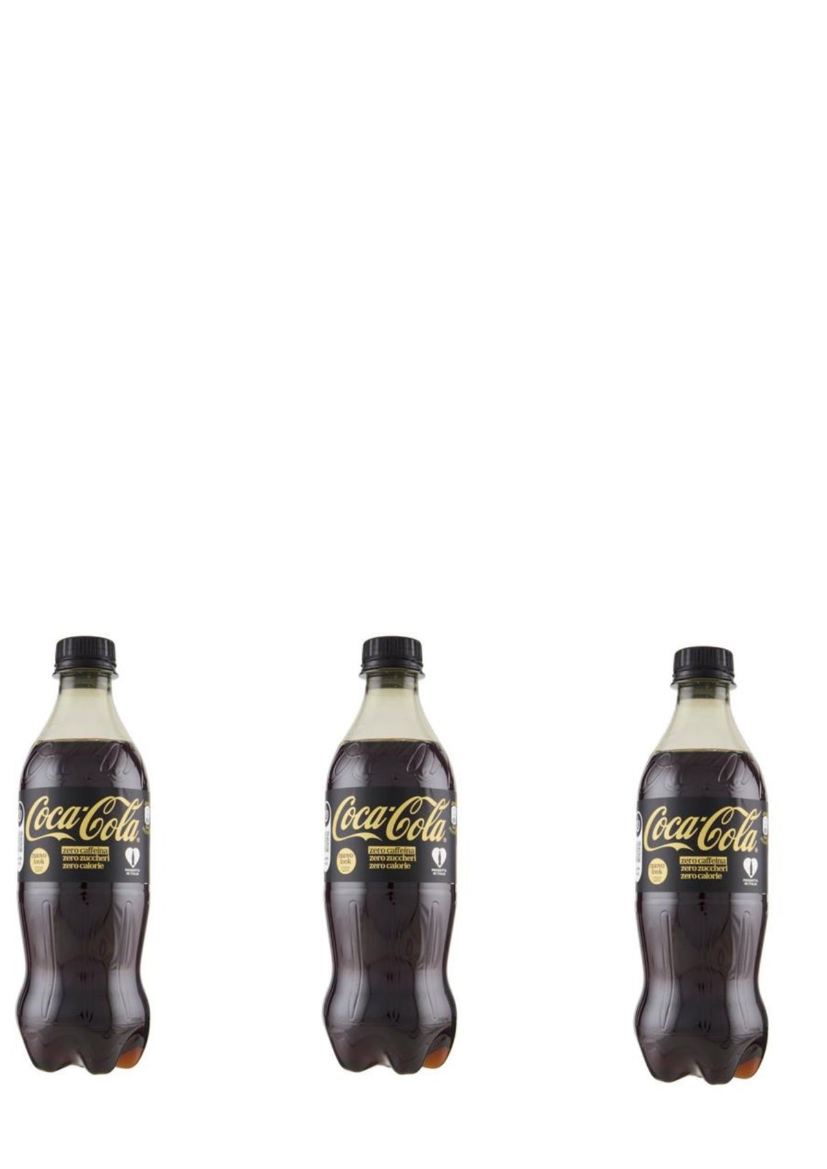 Coca-Cola Senza Caffeina Zero Zuccheri PET Flaschen (3er-pack/3 x 450ml) – kalorienfrei