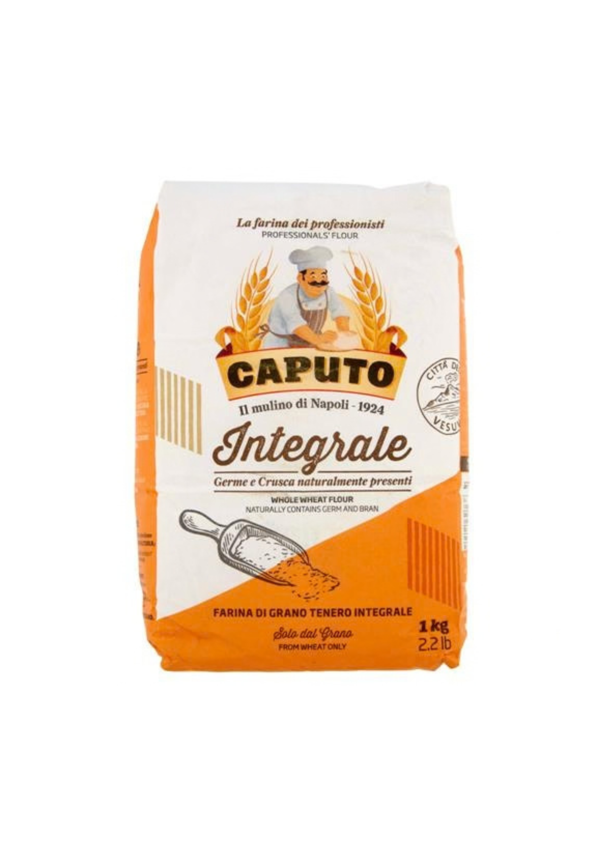 Caputo Vollkorn-Weizenmehl Integrale (1 kg) – italienisch Original
