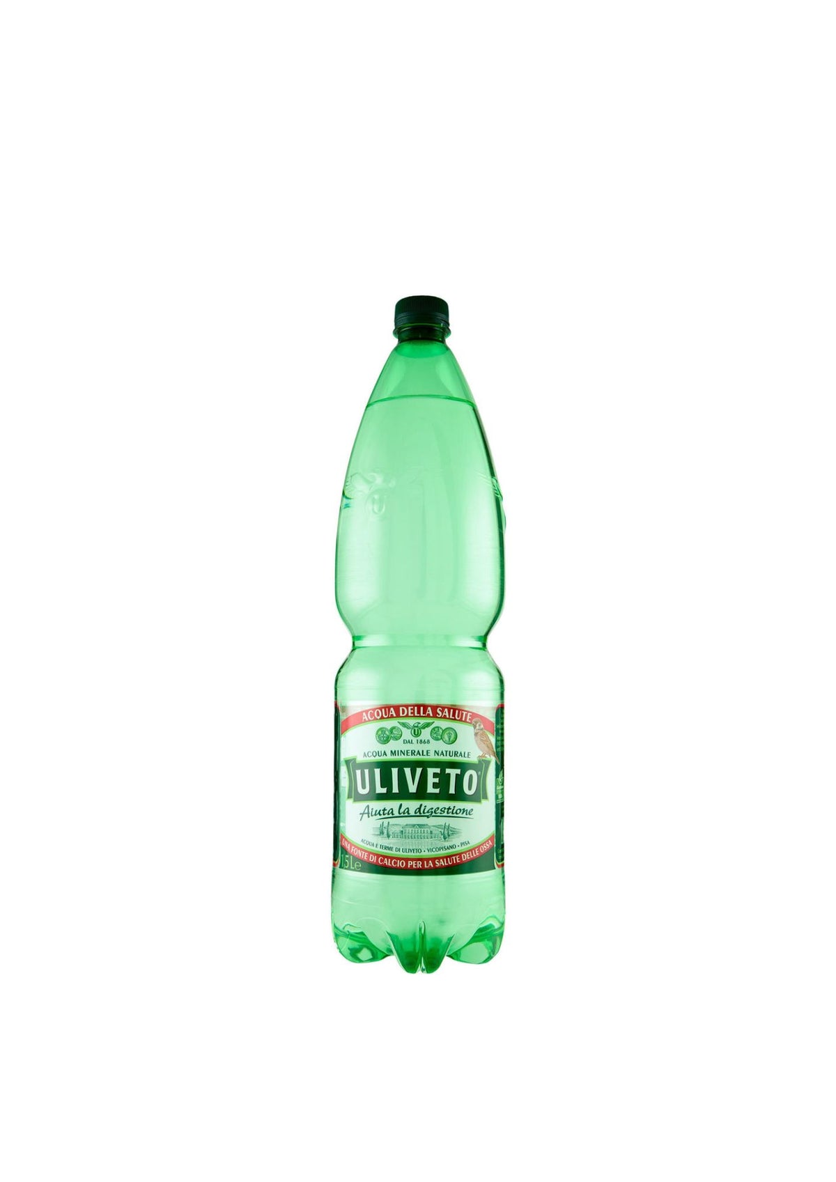 Uliveto Mineralwasser mit Kohlensäure (1,5L PET) – italienisch Original