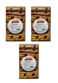 Casola Treccine alle mandorle – biscotti salati italiani – originale italiano – confezione da 3 – 3 x 160 g