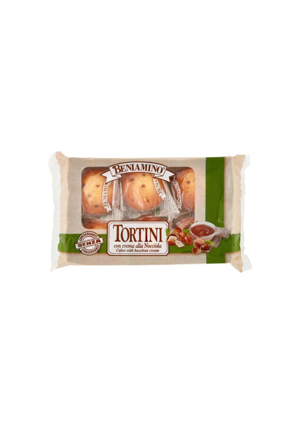Beniamino Törtchen mit Haselnusscreme (6er-Pack) - 6x41,7g – italienisch Original