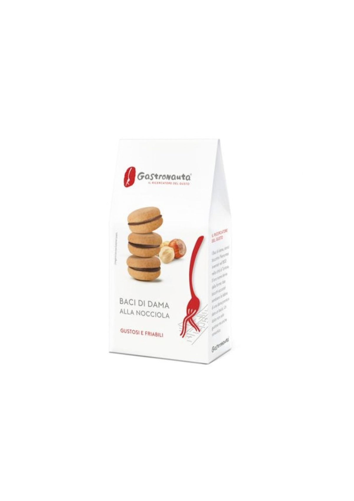 Gastronauta – Baci di Dama mit Haselnüssen – italienisch Original – 1 × 150 g