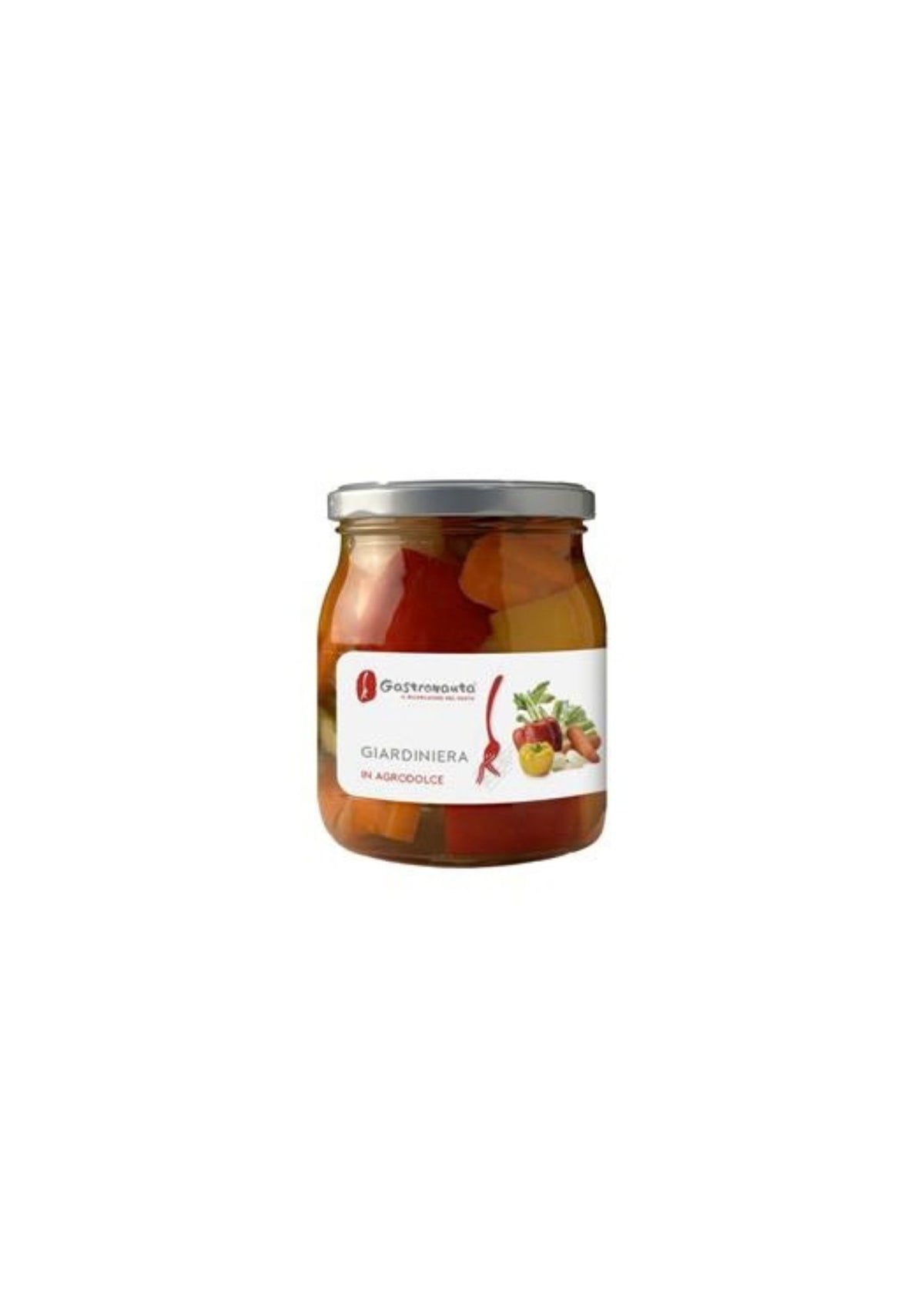 Gastronauta Gemüse-Giardiniera in süß-saurer Marinade – italienisch Original – 565 g