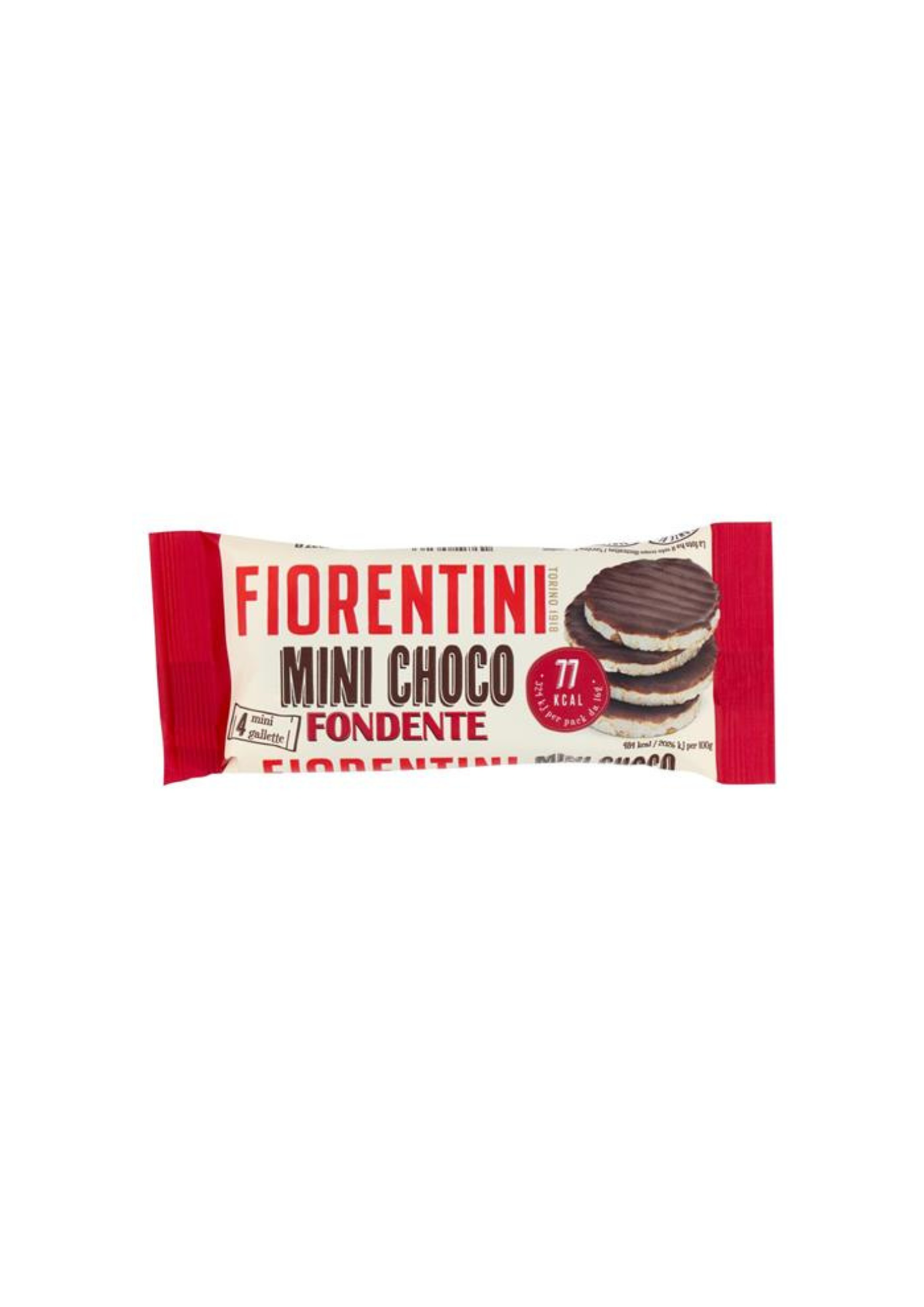 Fiorentini Mini Choco Fondente – Knuspriger Schokoladensnack mit Zartbitterschokolade - 16 g – italienisch Original