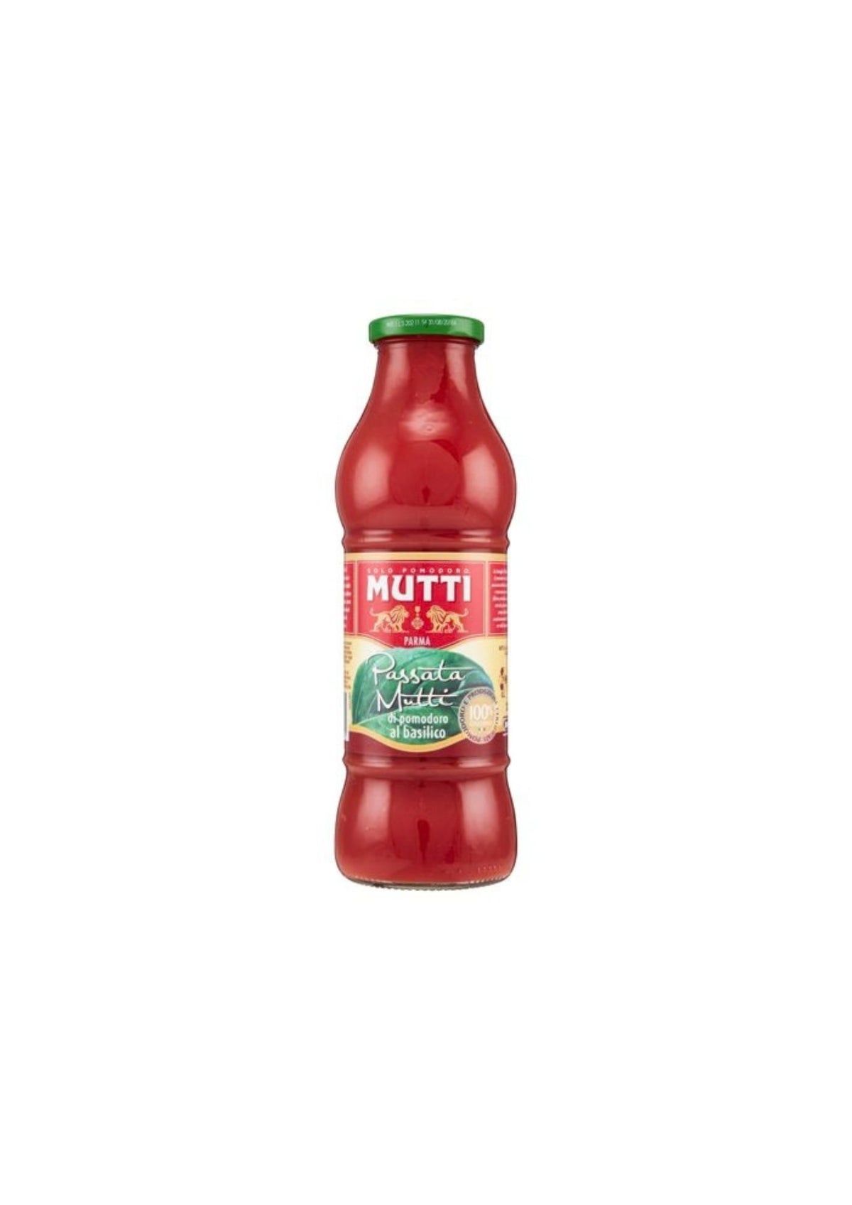 Mutti Passierte Tomaten mit Basilikum – italienisch Original – 3er-Pack – 3 × 700 g