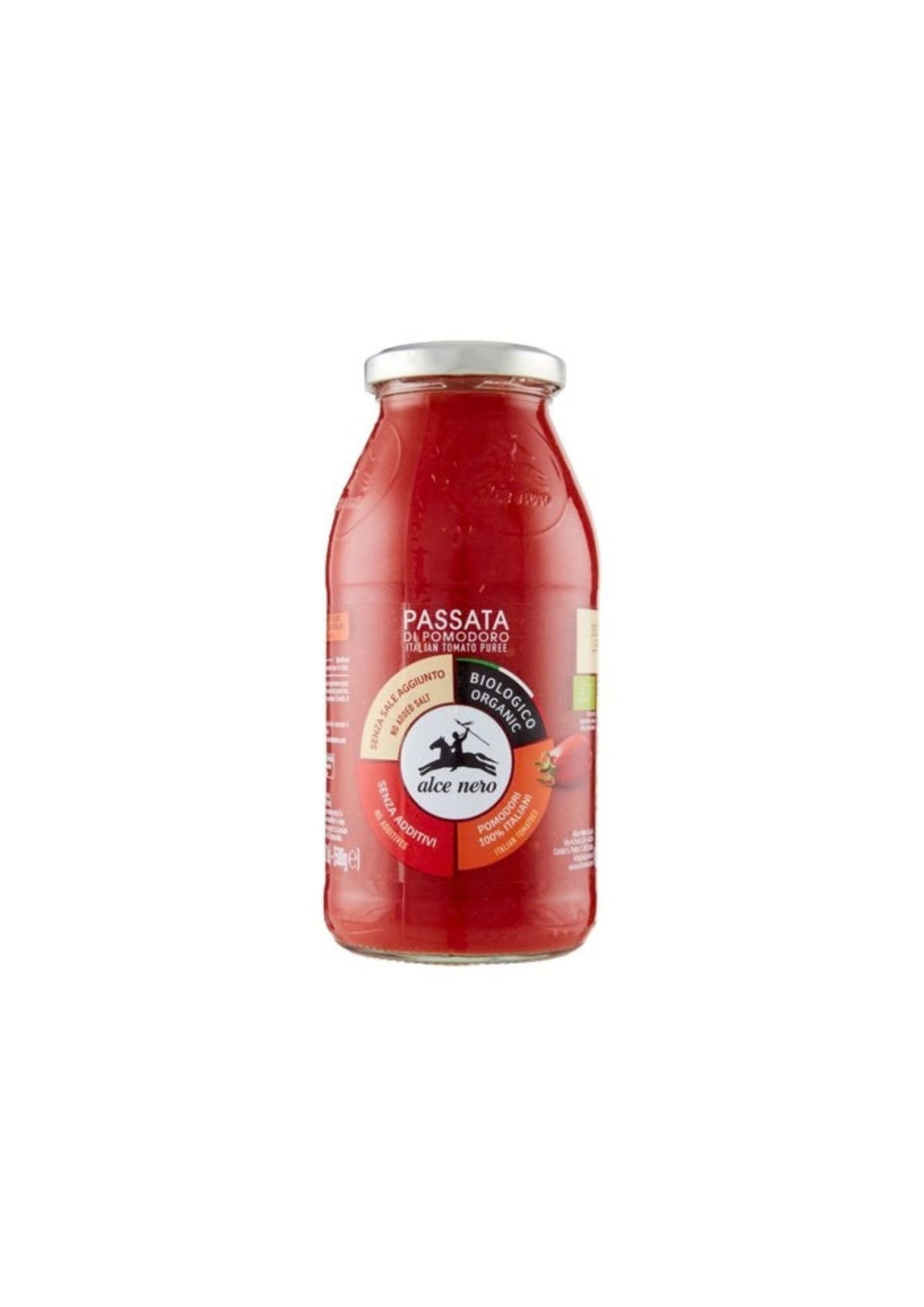 Alce Nero Passierte Bio-Tomaten – italienisch Original – 3er-Pack – 3 × 500 g