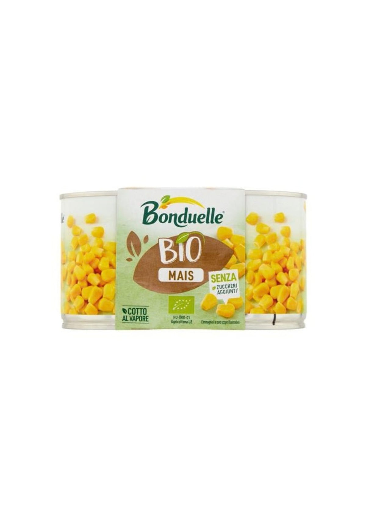 Bonduelle Bio Mais – italienisch Original – 2er-Pack – 2 × 150 g