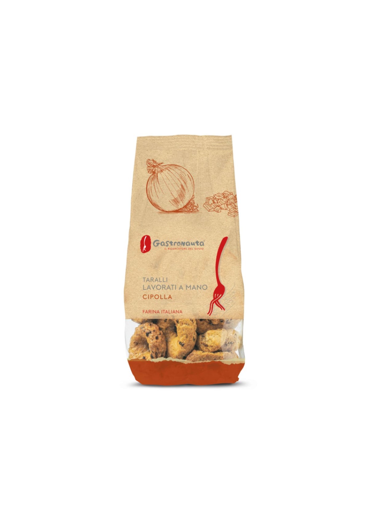 Gastronauta Taralli mit Zwiebeln – italienisch Original – 250 g