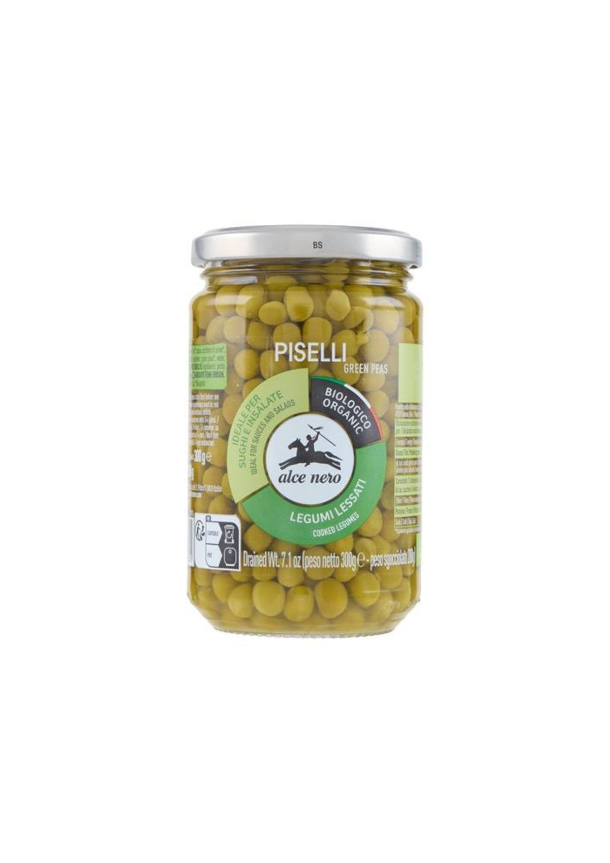 Alce Nero Bio Erbsen – italienisch Original – 300 g