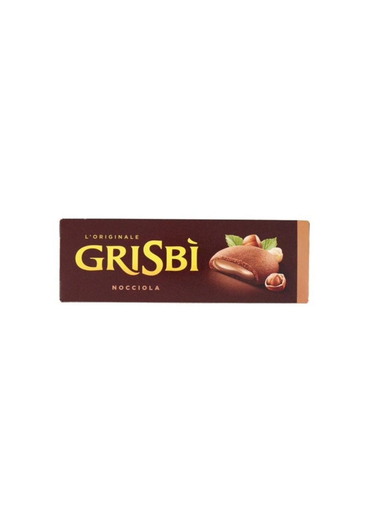 Grisbì – Kakaokekse mit Haselnusscremefüllung – italienisch Original – 9er-Pack – 9 × 15 g