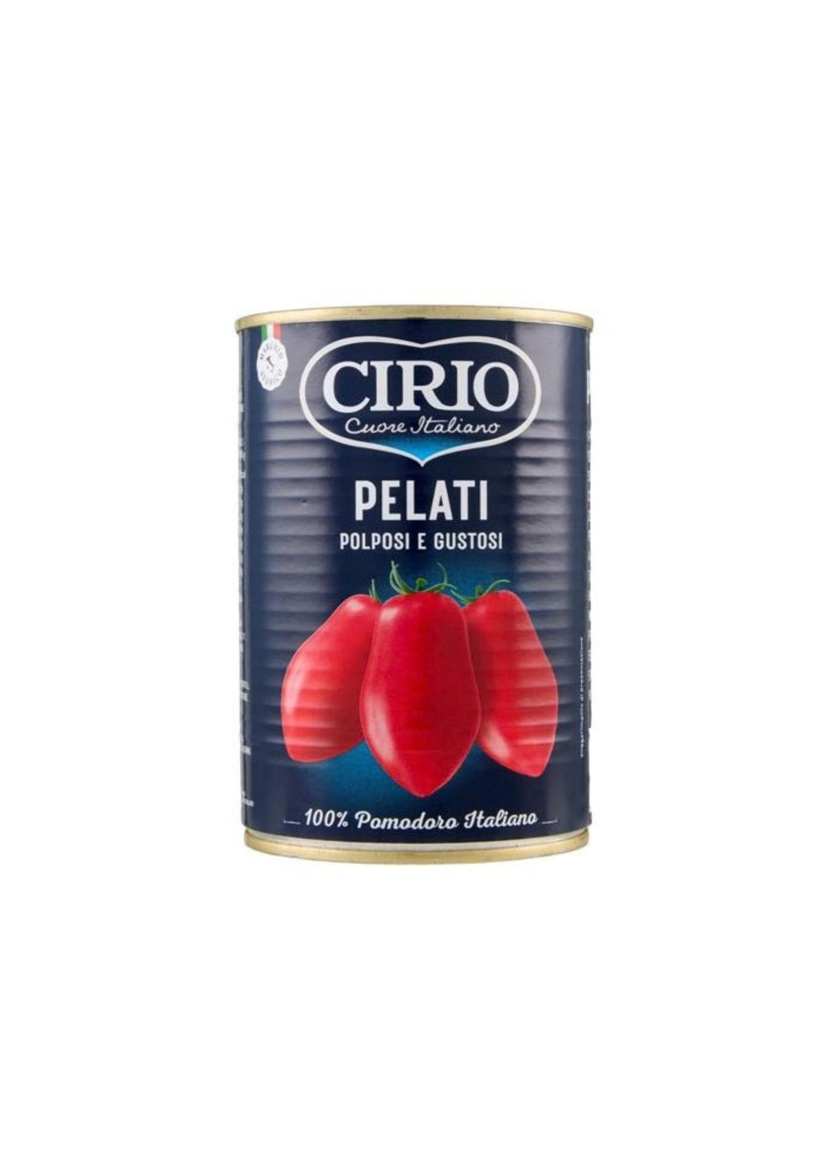 Cirio Ganze geschälte Tomaten  – italienisch Original – 3er-Pack – 3 × 400 g
