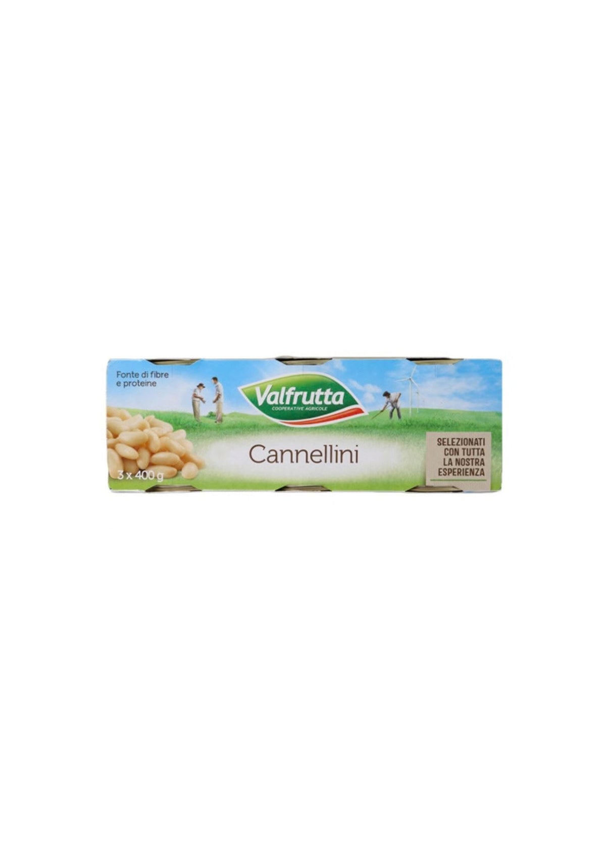 Valfrutta Cannellini-Bohnen – italienisch Original – 3er-Pack – 3 × 400 g