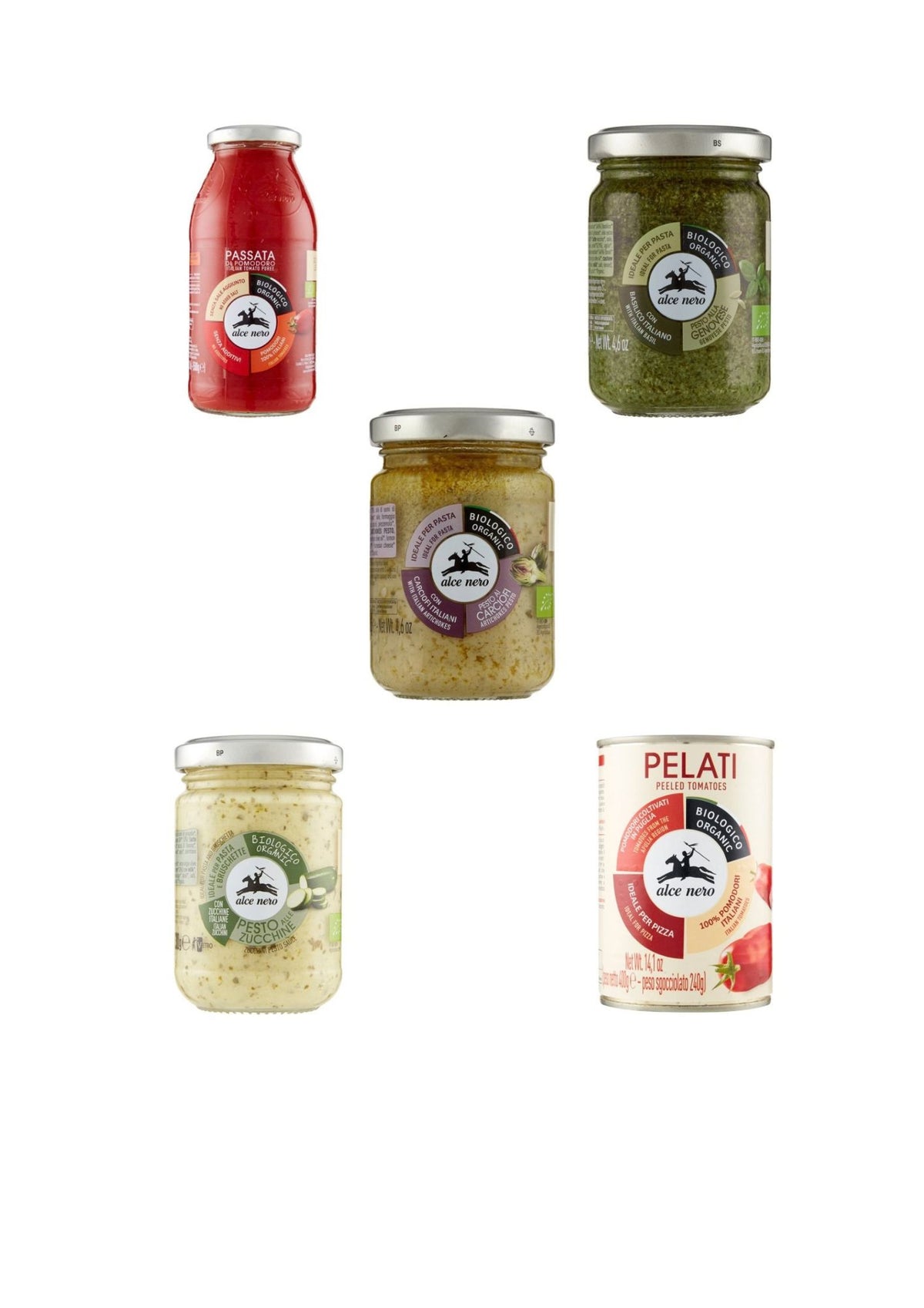 Chef Tasting Mix – Bio-Spezialitäten von Alce Nero – 5er-Set – italienisch Original