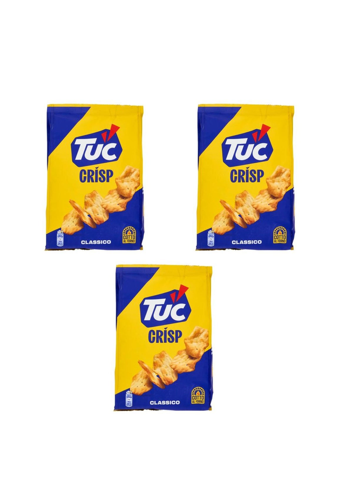 TUC Crisp Classic (3er-pack)– im Ofen gebacken – 3x100 g
