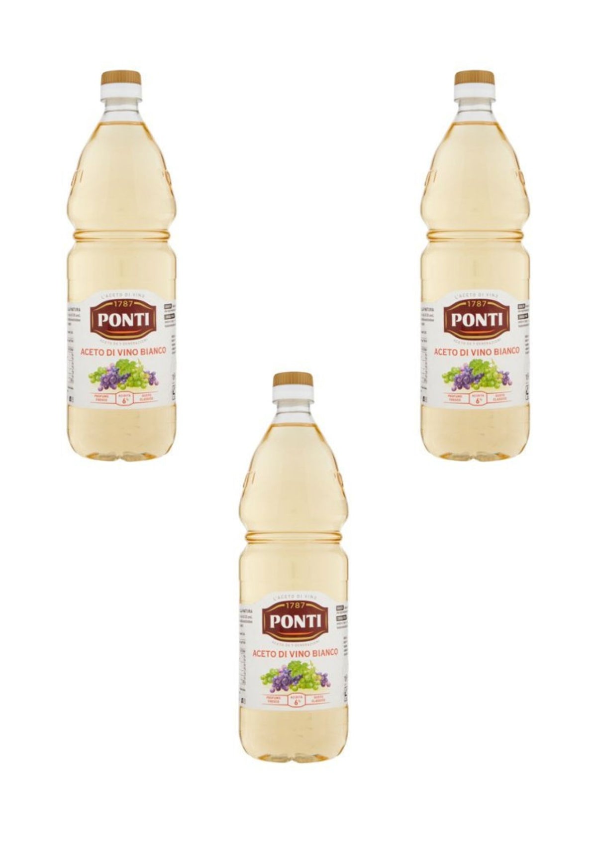 Ponti Essig (3er-pack) – 3x1 l PET
