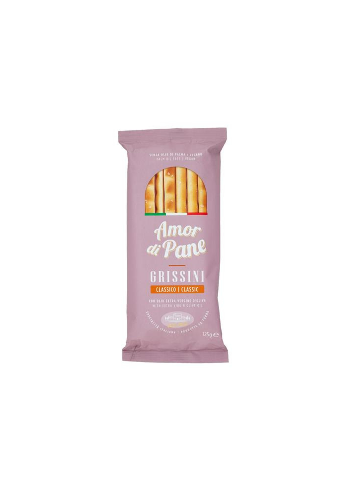Amor di Pane Grissini Klassisch (3er-pack) – 3x125 g – Original italienischer Snack