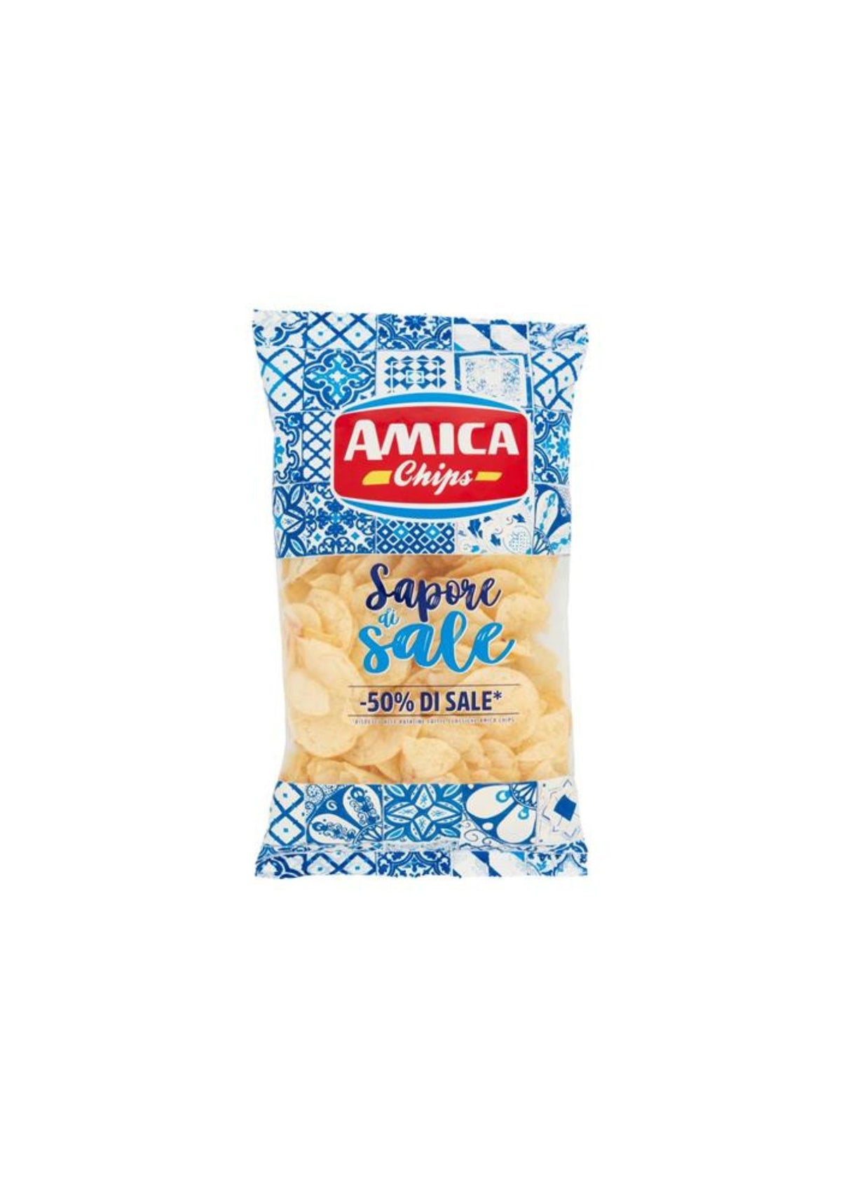 Amica Chips Sapore di Sale (3er-pack)– 3x175 g – Original italienischer Snack