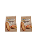Mulino Bianco Granetti Vollkorn-Crostini – reich an Ballaststoffen – italienisch Original – 2er-Pack – 2 × 280 g