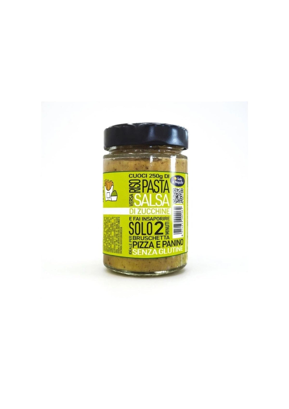 O' Sole 'e Napule Zucchini-Sauce – italienisch Original – 190 g