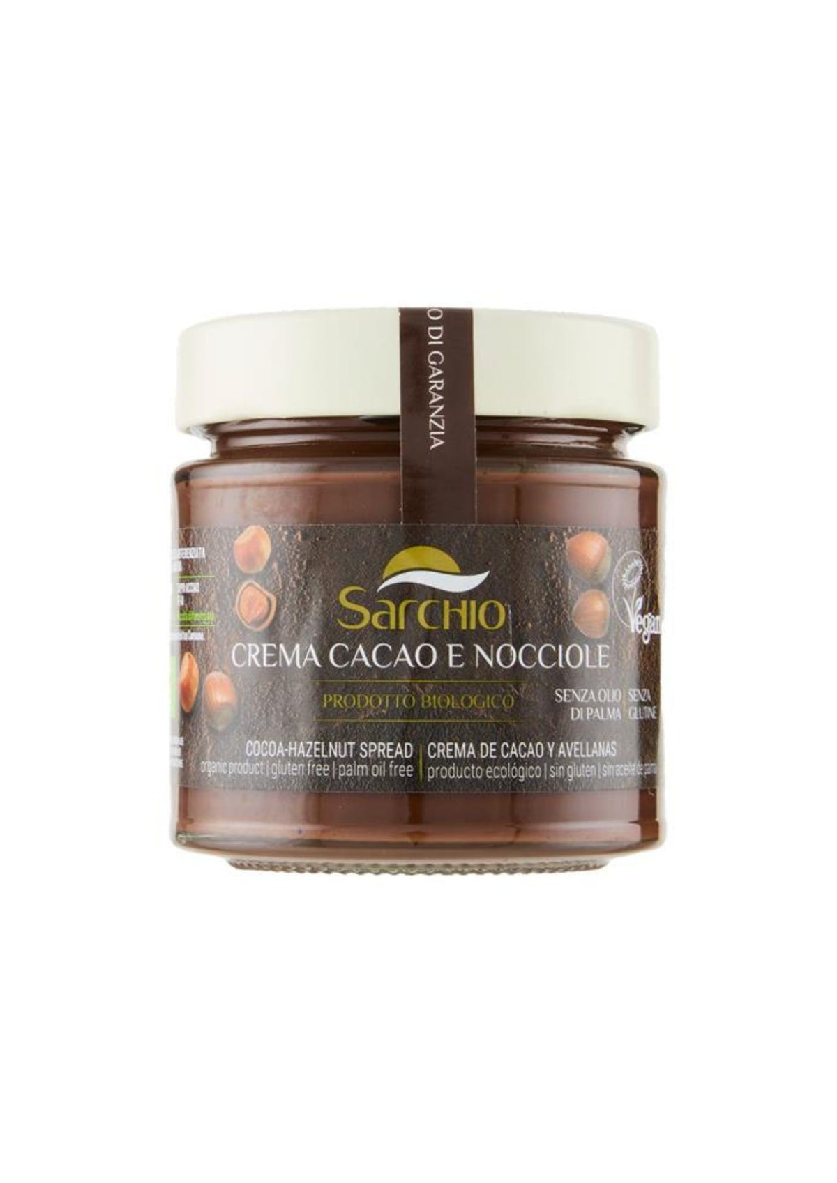 Sarchio – Bio-Haselnuss-Kakao-Aufstrich – 1 × 200 g