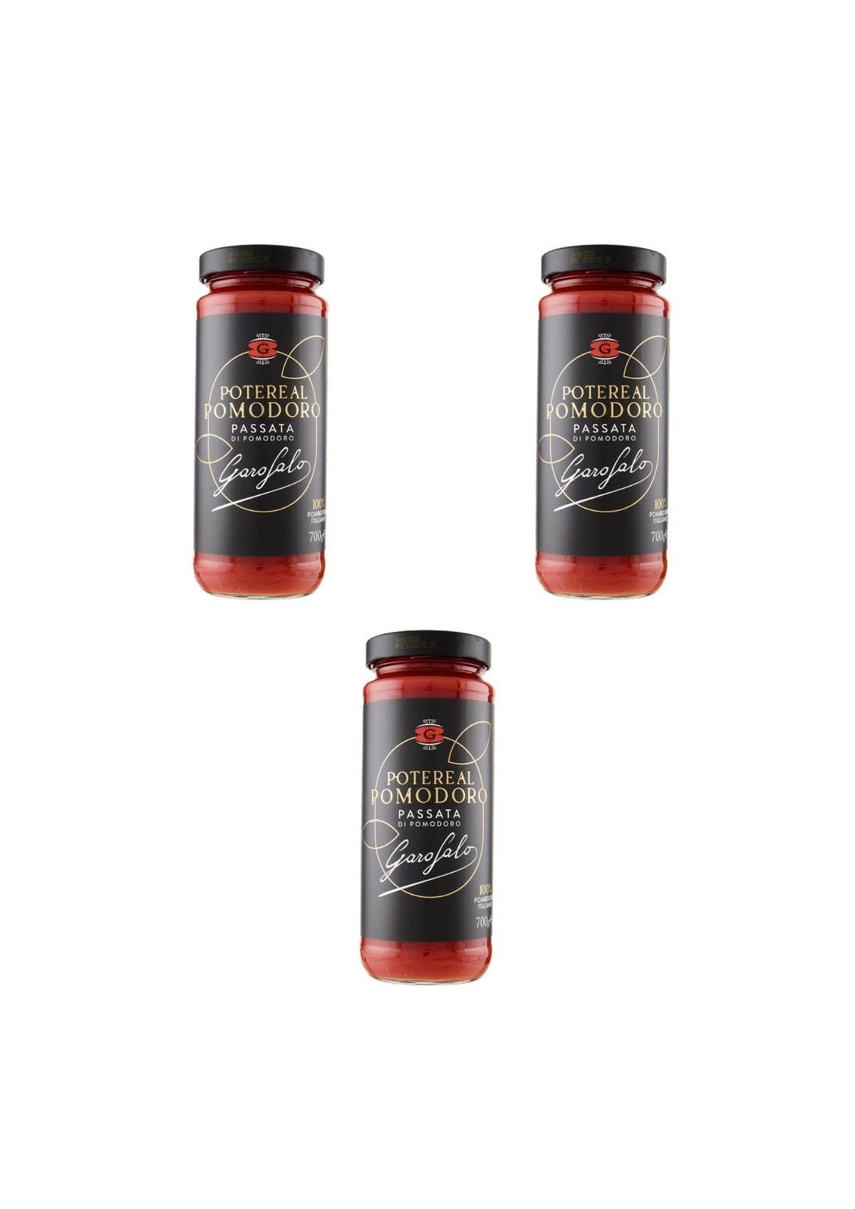 Garofalo Passierte Tomaten – italienisch Original – 3er-Pack – 3 × 700 g