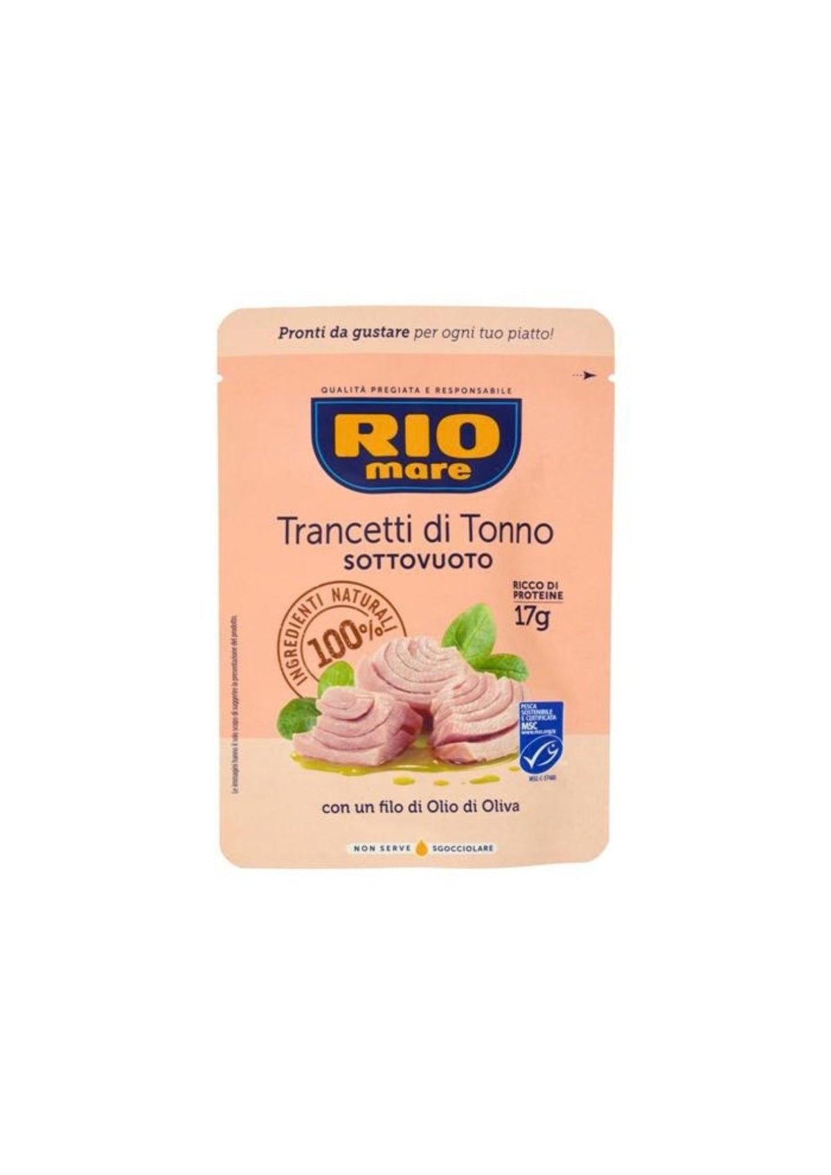 Rio Mare Thunfischstücke mit Olivenöl – italienisch Original – 70 g