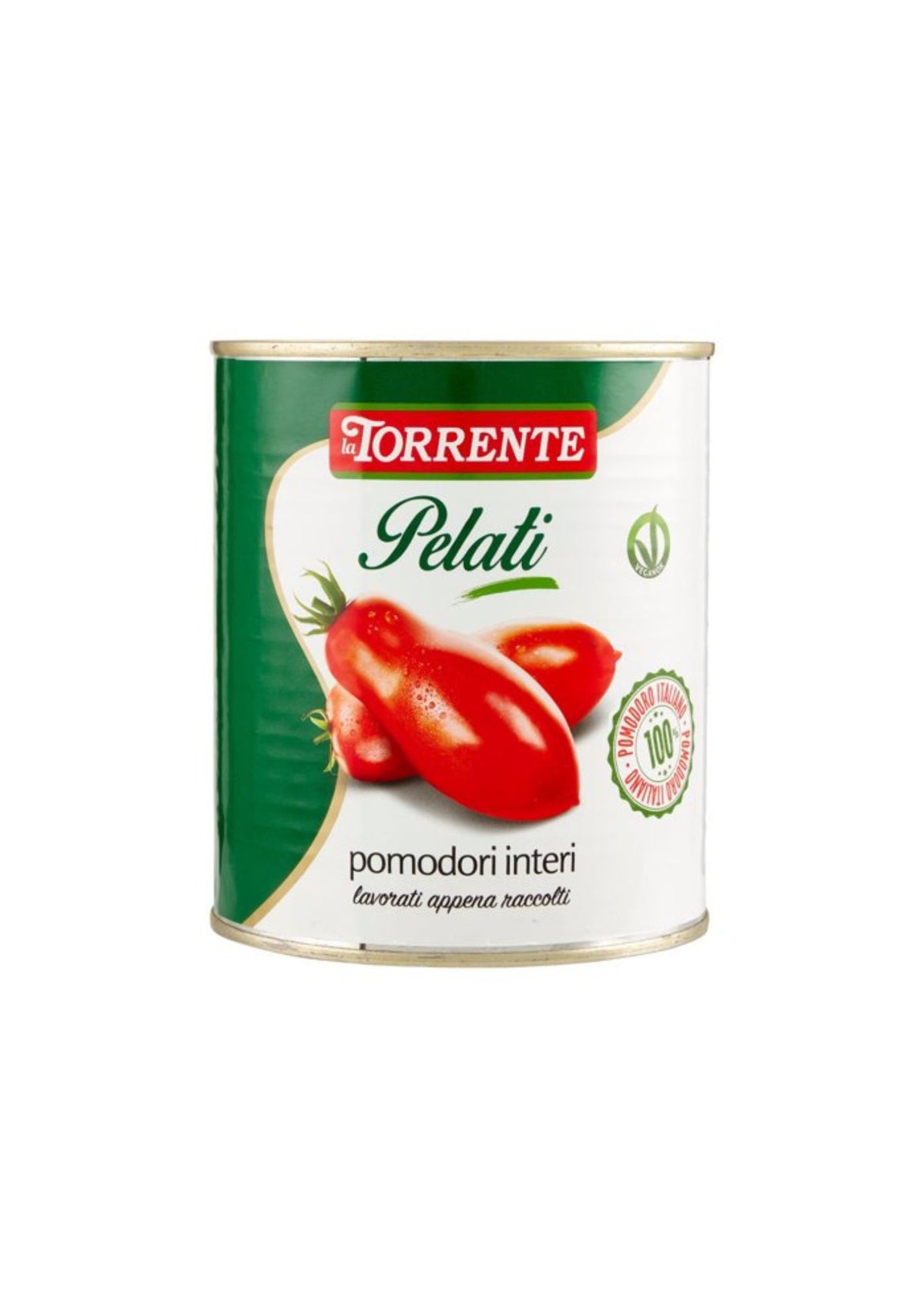 La Torrente Geschälte ganze Tomaten – italienisch Original – 3er-Pack – 3 × 800 g
