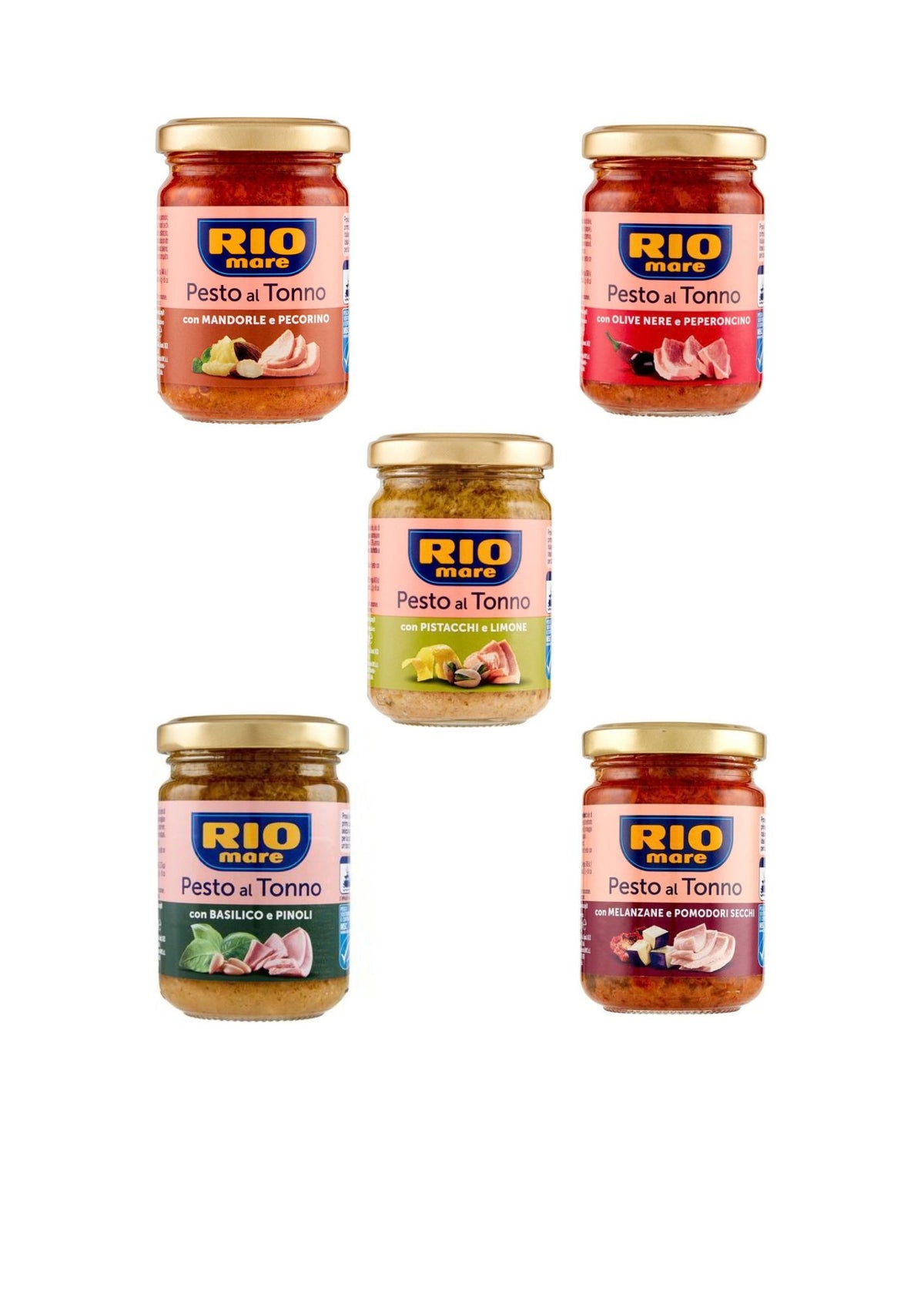 Chef Tasting Mix – Thunfisch-Pesto-Auswahl – 5er-Set – italienisch Original