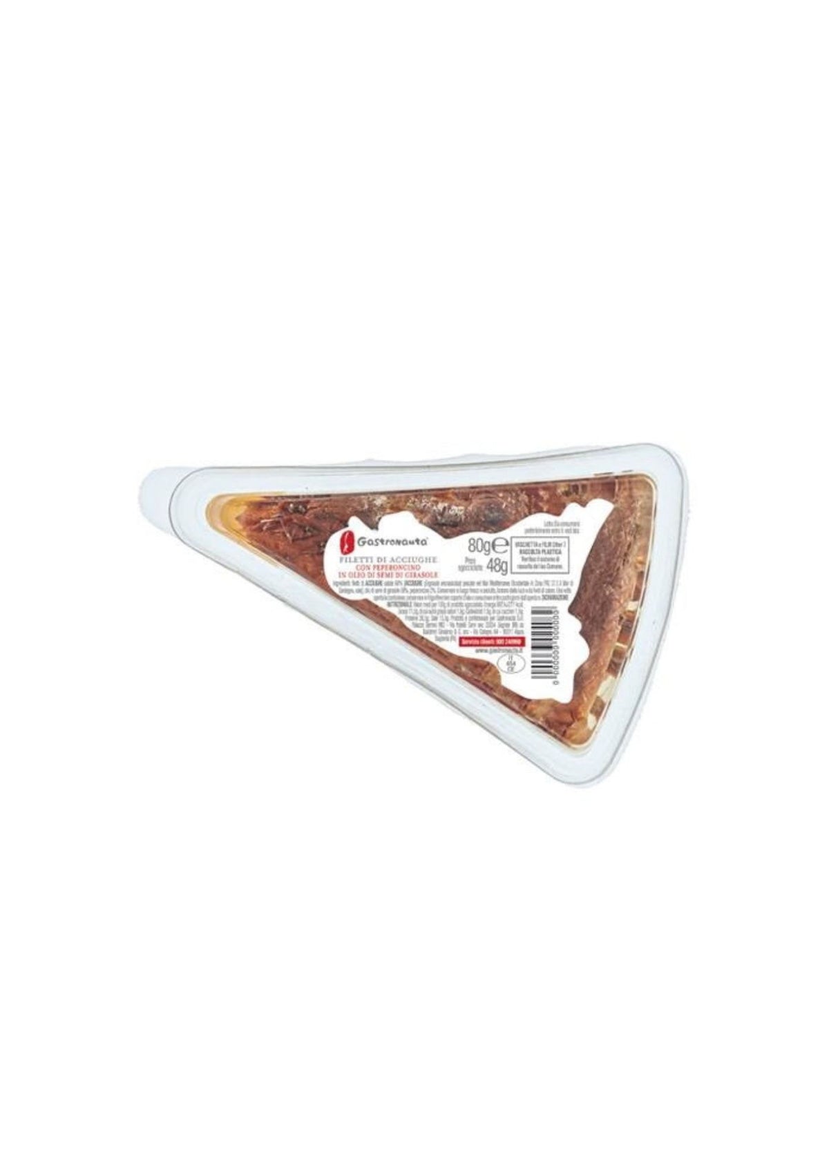 Gastronauta Sardellenfilets mit Chili – italienisch Original – 80 g